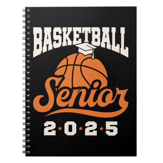 Carnet Basketball de classe supérieure de 2025 Graduation (Devant)