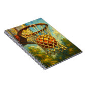 Carnet Basketball Hoop Impressionist Art Notebook | Sport (Côté Droit)