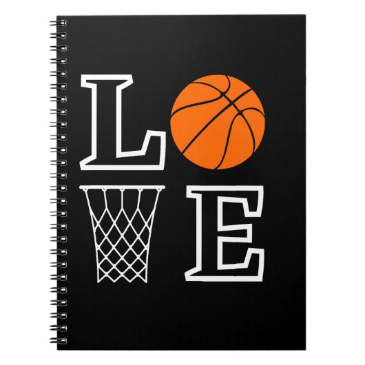 Carnet Basketball Hoops, Basketball Player Gift           (Devant)