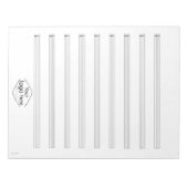 Carnet Bass Tab Custom Music Logo de l'école (Devant)