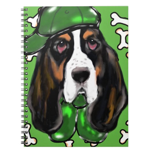 Carnet Basset Hound (Devant)