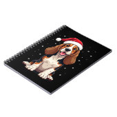 Carnet Basset Hound Christmas Tank Top (Côté gauche)