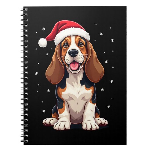 Carnet Basset Hound Christmas Tank Top (Devant)
