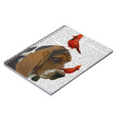 Carnet Basset Hound et Birds (Côté gauche)