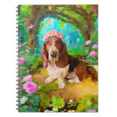 Carnet Basset hound Garden (Devant)