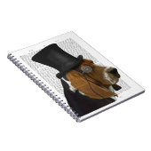 Carnet Basset Hound, Hound officiel et Casquette (Côté Droit)