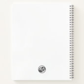 Carnet Basset Hound Marble Statue Antique Style Notebook (Dos)