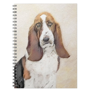 Carnet Basset Hound Peinture - Cute Original Chien Art
