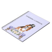 Carnet Basset Hound sur outil (Côté gauche)
