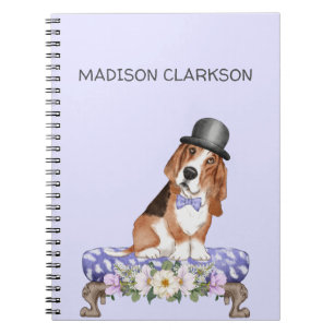 Carnet Basset Hound sur outil