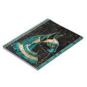 Carnet Bastet, déesse chatte égyptienne - Art mosaïque (Côté gauche)