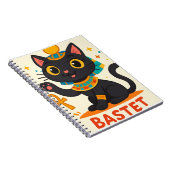 Carnet Bastet égyptienne déesse spirale - Feline Whimsica (Côté Droit)