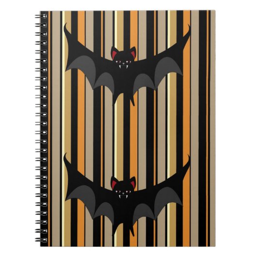 Carnet Bat d'Halloween (Devant)