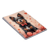 Carnet Bataille australienne avec Roses - Saint-Valentin (Côté Droit)