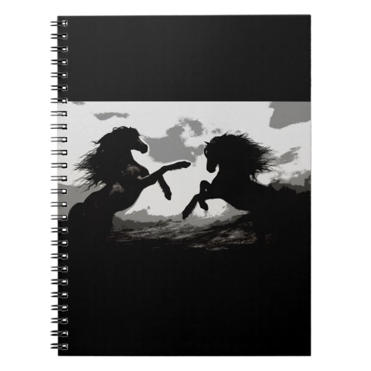 Carnet Bataille des Chevaux - Art Equin (Devant)