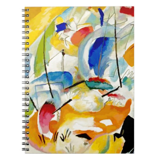 Carnet Bataille navale de Kandinsky 1913 (Devant)