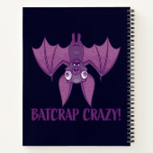 Carnet Batcrap Crazy Wacky Cartoon Bat (Dos)