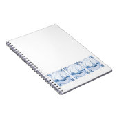 Carnet Bateau à voile bleu blanc de Delft (Côté Droit)