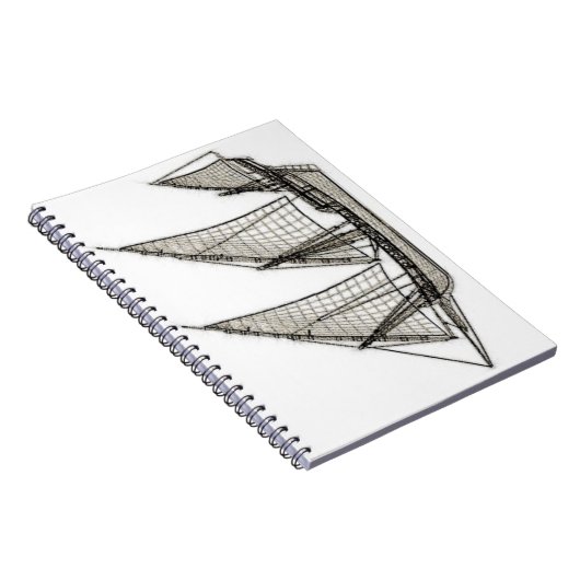 Carnet bateau à voile pirate (Côté Droit)