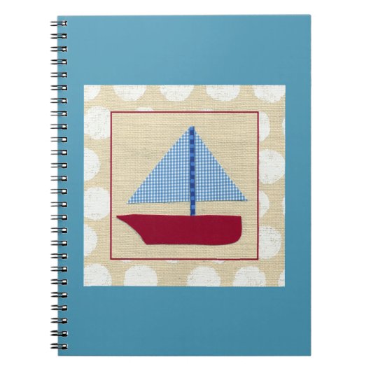 Carnet Bateau à voile pour enfants par Chariklia Zarris (Devant)