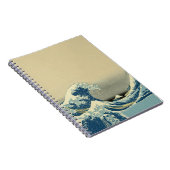 Carnet Bateau de mer des vagues vintages (Côté Droit)