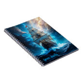 Carnet Bateau de navigation de fantasy épique tempête océ (Côté Droit)