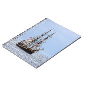 Carnet Bateau de pêche nautique Ciel bleu (Côté gauche)