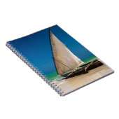 Carnet Bateau de pêche traditionnel sur la plage (Côté Droit)