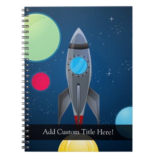 Carnet Bateau de Rocket d'espace extra-atmosphérique (Devant)