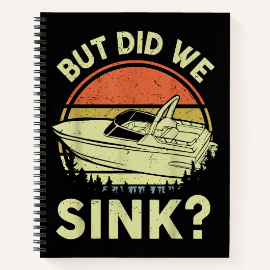 Carnet Bateau Drôle Mais Avons-Nous Éclaté Hommes Femmes  (Devant)