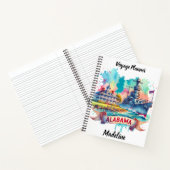 Carnet Bateau historique et côte de l'Alabama (Intérieur)