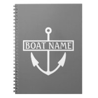 Bateau Nom Ancre Cruise Scrapbook