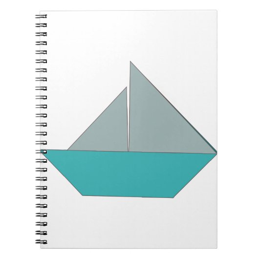 Carnet Bateau Origami (Devant)