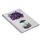 Carnet Bateau papillon 2 violet et vert (Côté Droit)