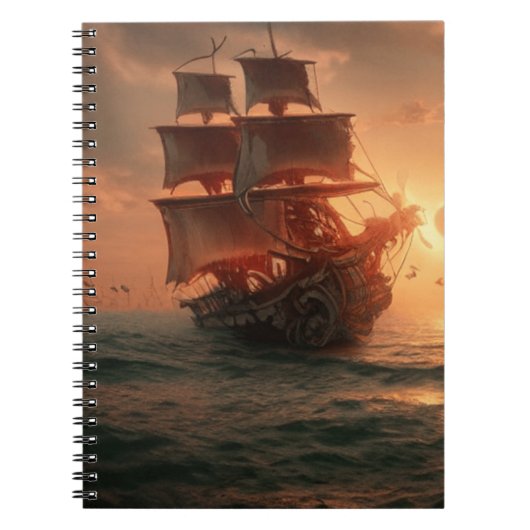 Carnet Bateau pirate (Devant)