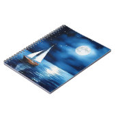 Carnet Bateau sous Pleine lune (Côté gauche)