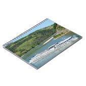 Carnet Bateau sur le Rhin près de Oberwesel (Côté gauche)