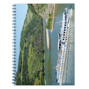 Carnet Bateau sur le Rhin près de Oberwesel