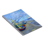 Carnet Bateaux De Pêche Plage Saintes-Maries Van Gogh Fin (Côté Droit)
