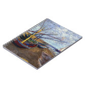 Carnet Bateaux de pêche sur la plage (Côté gauche)