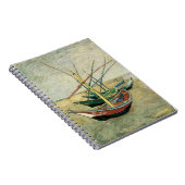 Carnet Bateaux de pêche sur la plage par Vincent van Gogh (Côté Droit)
