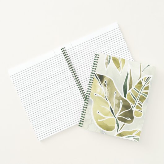 Carnet Batik Feuille (Intérieur)