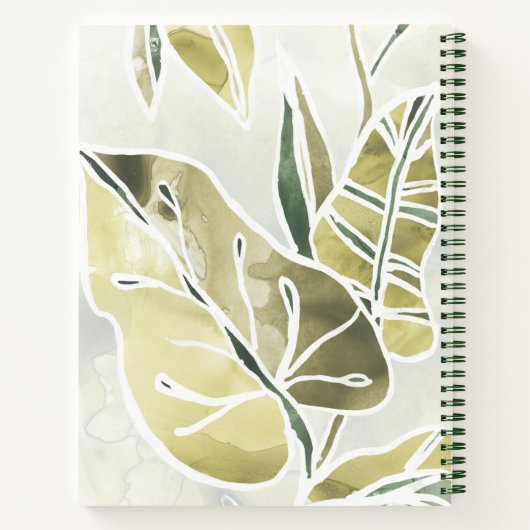 Carnet Batik Feuille (Dos)