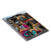 Carnet Bâtiment abandonné Art Abstrait de l'IA (Côté Droit)