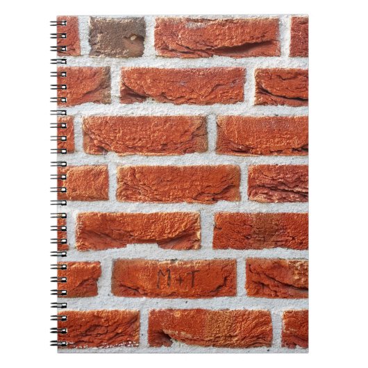 Carnet Bâtiment arrière - plan mur en briques (Devant)