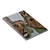 Carnet Bâtiment le long des canaux de Venise (Côté Droit)