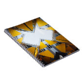 CARNET BÂTIMENTS GÉOMÉTRIQUES JAUNES ET GRIS (Côté Droit)