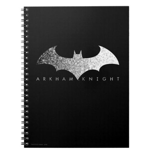 Carnet Batman Arkham Knight Pixel Logo (Devant)