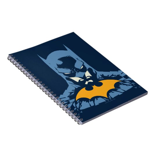 Carnet Batman Bust brisé Avec Logo Or (Côté Droit)