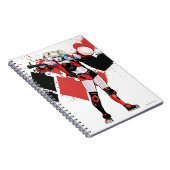 Carnet Batman | Harley Quinn Hearts & Diamonds Splatter (Côté Droit)